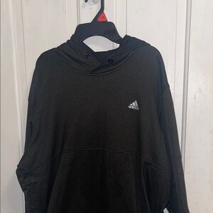Adidas Charcoal Hoodie with Logo